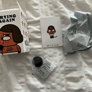 Pop Mart Crying Again Cry Baby NWT - THE ROBBER. Purse Charm